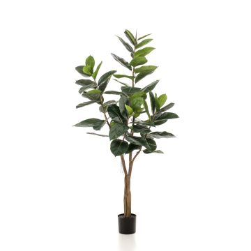Ficus Elastica artificiel FERIA, tronc artificiel, vert, 180cm