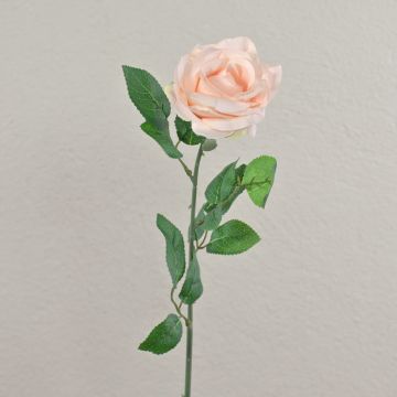 Fleur artificielle Rose PEZOS, rose pâle, 60cm