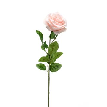 Fleur artificielle Rose PEZOS, rose pâle, 60cm