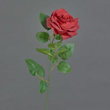 Fleur artificielle Rose PEZOS, rouge, 60cm
