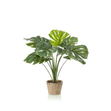 Philodendron artificiel BRITI, pot en terre cuite, 60cm