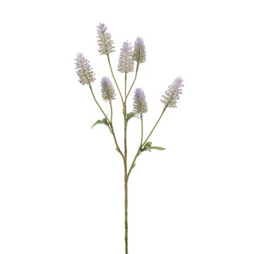 Branche de trèfle artificiel BEEMIM avec fleurs, violet-crème, 55cm