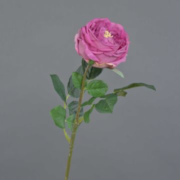 Fleur artificielle Rose-chou CATINCA, rose, 60cm