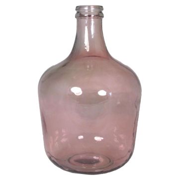 Vase à fleurs en verre ILINCA, rose-transparent, 42cm, Ø28cm, 12L