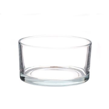 Coupe décorative en verre VERA AIR, transparent, 7,8cm, Ø15cm
