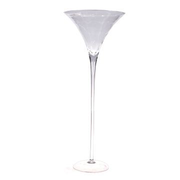 Grand verre à cocktail SACHA AIR, pied, transparent, 90cm, Ø35cm