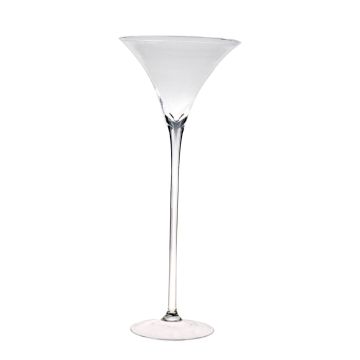 Grand verre à cocktail SACHA AIR, pied, transparent, 60cm, Ø26cm
