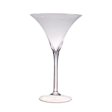Grand verre à cocktail SACHA AIR, pied, transparent, 40cm, Ø25cm