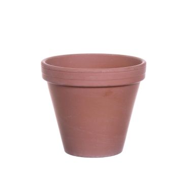 Pot à plantes DAPHE, terre cuite, marron, 17,7cm, Ø20cm