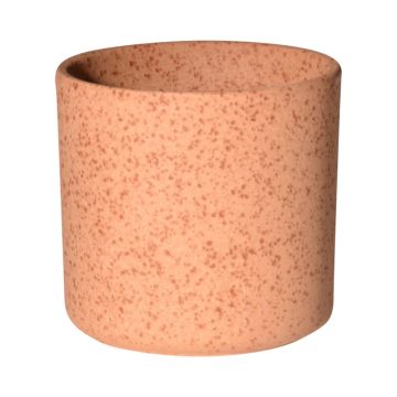 Cache-pot ARAYA, céramique, moucheté, marron, 10cm, Ø10cm