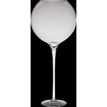Grand verre à cocktail LENORA EARTH sur pied, transparent, 80cm, Ø35cm