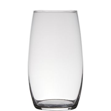 Vase à fleurs en verre NATTIDA, transparent, 25cm, Ø14cm
