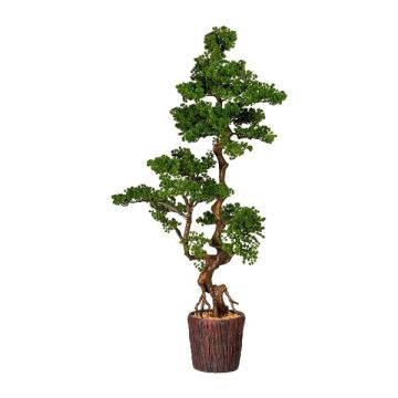 Arbre décoratif Bonsaï mélèze WOME en pot en magnésia, 155cm Arbre décoratif Bonsaï mélèze WOME en pot en magnésia, 155cm