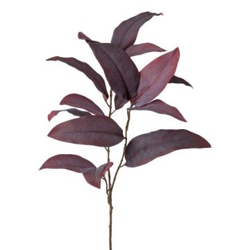 Branche artificielle Eucalyptus FRULMO, rouge bourgogne, 90cm