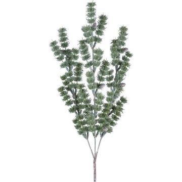 Branche artificielle Mélèze PLORKE avec des pommes de pin, gris-vert, 65cm Branche artificielle Mélèze PLORKE avec des pommes de pin, gris-vert, 65cm