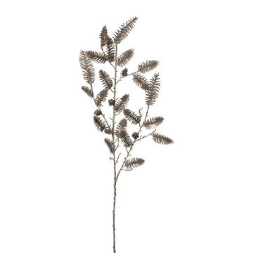 Branche décorative Sapin noble DRIVEL avec des pommes de pin, argenté, 95cm Branche décorative Sapin noble DRIVEL avec des pommes de pin, argenté, 95cm