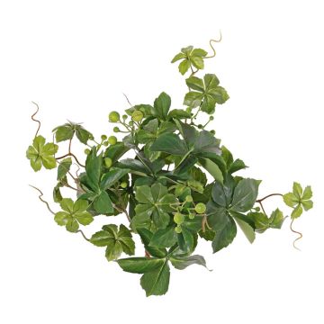 Faux buisson de vigne vierge Parthenocissus AMYCUS sur piquet, fruits, vert, 35cm