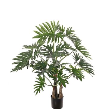 Plante artificielle Philodendron Selloum DONIS, tronc artificiel, 120cm