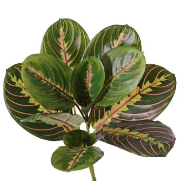 Plante artificielle Maranta Leuconeura DELIAN sur piquet, vert, 30cm