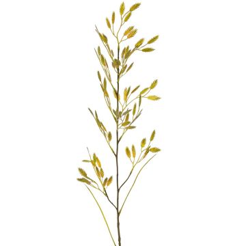 Branche de Chasmanthium latifolium artificielle FUXIA avec épis, jaune-vert, 100cm