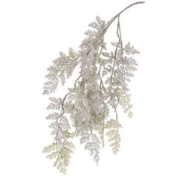 Branche d'armoise artificielle EUDOKIA, blanc-vert, 100cm