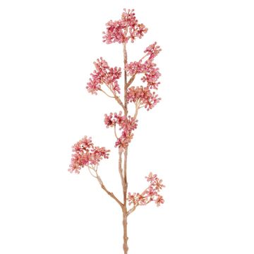 Branche de callicarpe artificielle FILOTAS avec baies, rose, 45cm
