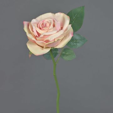 Fleur artificielle Rose NIKOLETA, rose, 30cm, Ø12cm