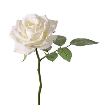 Fleur artificielle Rose NIKOLETA, blanc, 30cm, Ø12cm