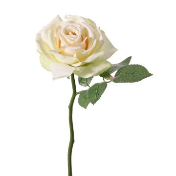 Fleur artificielle Rose NIKOLETA, crème-rose, 30cm, Ø12cm