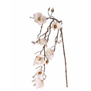 Magnolia en tissu KOSMAS, crème, 115cm, Ø8cm