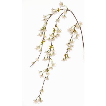Branche de fleurs de cerisier artificielle ZINO, crème, 145cm