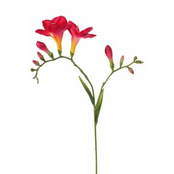Freesia en tissu MARUSHA, rose fuchsia, 65cm, Ø7cm
