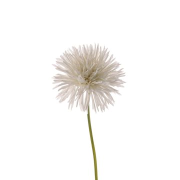 Chrysanthème en tissu NANDITA, blanc, 60cm, Ø15cm
