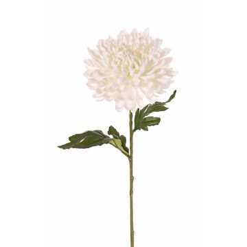 Chrysanthème en tissu DELPHINA, crème, 65cm, Ø14cm