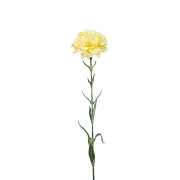 Œillet artificiel NIRUSHA, jaune, 65cm