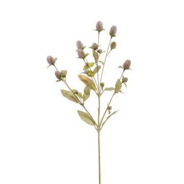Fleur artificielle amarante boule ORINTA, lilas-crème, 70cm