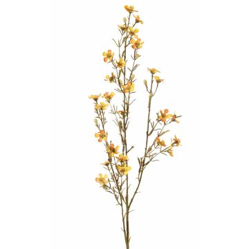 Fleur artificielle Hoya NIANG, jaune-orange, 80cm, Ø2-3cm