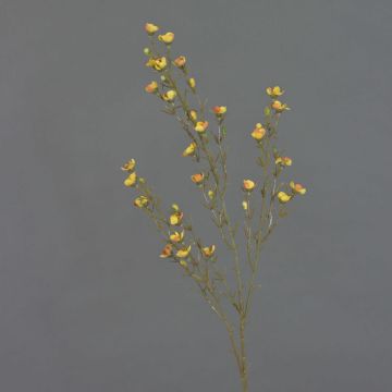 Fleur artificielle Hoya NIANG, jaune-orange, 80cm, Ø2-3cm