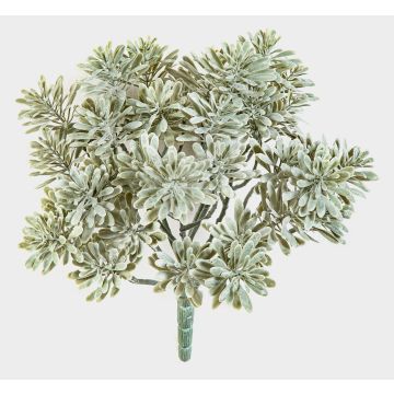 Crossostephium artificiel ALGOL, piquet, crossdoor, gris-vert, 20cm