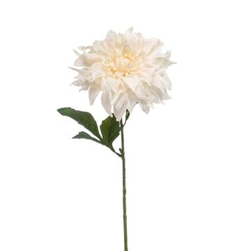 Dahlia décoratif NATSU, crème, 60cm