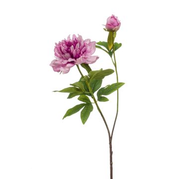 Pivoine décorative BADIS, lilas, 75cm
