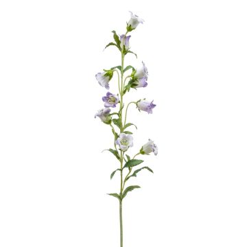 Campanule artificielle DAIKI, violet-blanc, 90cm