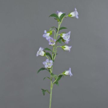 Campanule artificielle DAIKI, violet-blanc, 90cm