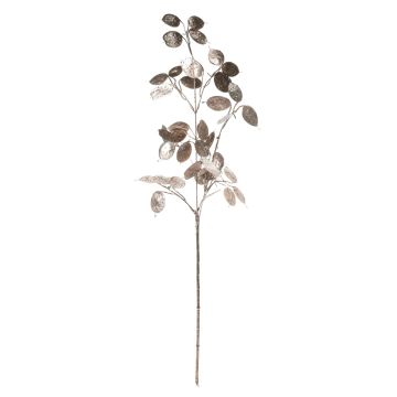 Branche de lunaire artificielle ADONISA, argent-or, 65cm