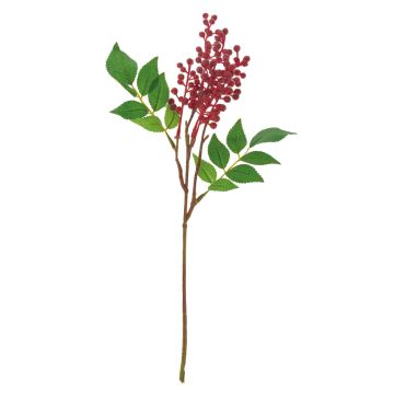 Branche artificielle de baies de sureau TEITH avec fruits, rouge, 40cm