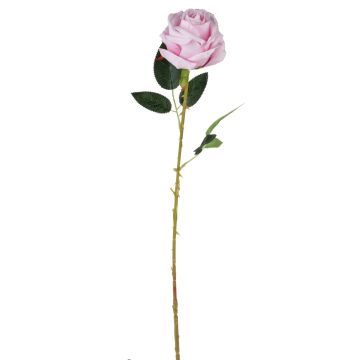 Rose artificielle ELEAZAR, rose, 65cm, Ø9cm