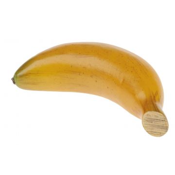 Banane en plastique BRAEMAR, jaune, 13cm