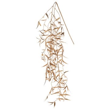 Branche artificielle de saule pleureur DIMMI, paillettes, or, 100cm