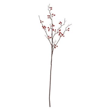 Branche de baies décorative LEERDIK avec fruits, rouge, 100cm