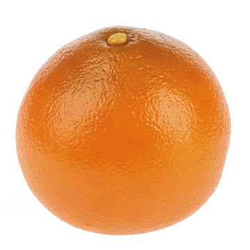 Orange en plastique ALPIDIA, orange, 8cm
